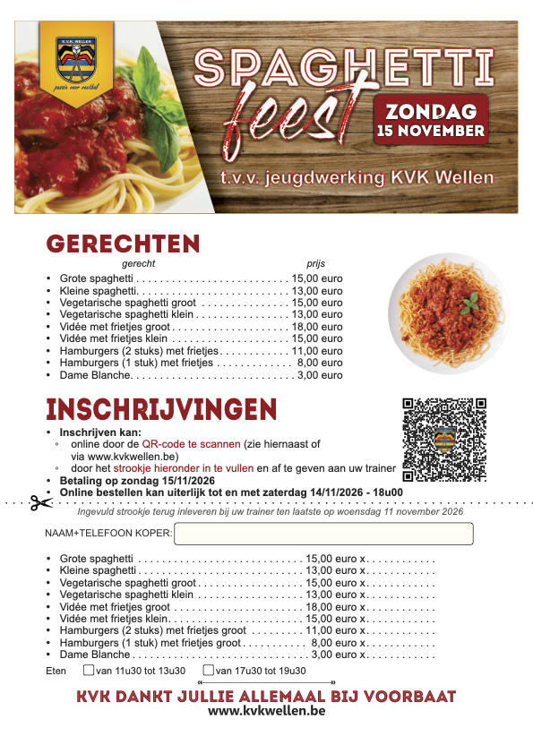 2026-spaghettifeest affiche spaghettifeest 2026
